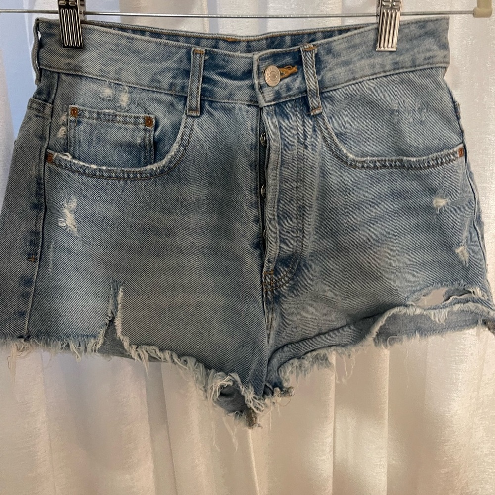Zara denim shorts